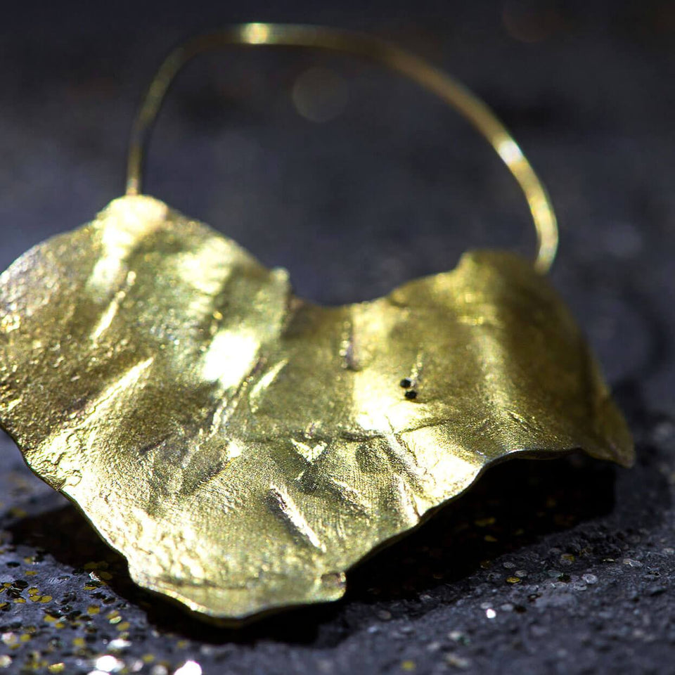 Boucles d'oreilles classe en argent éthique